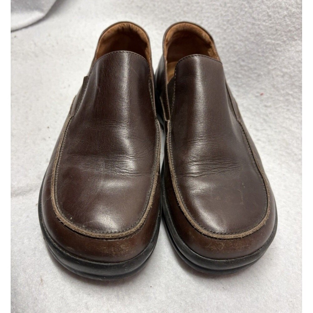 Footprints Birkenstock Womens 39 US 8-8.5 Brown Leather Slip On Comfort Shoes - Picture 2 of 4